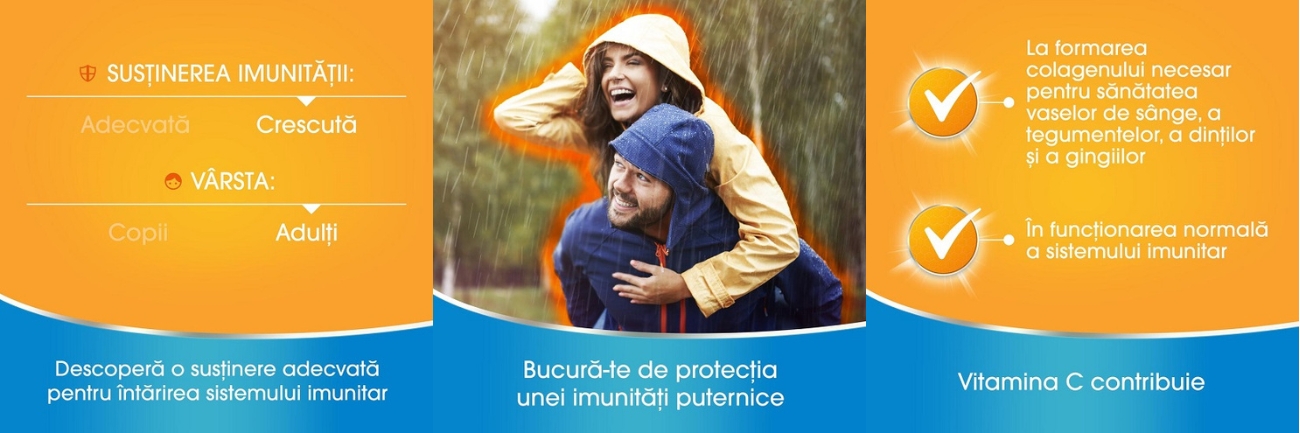 Redoxon Triple Action cu vitamina C D si Zinc pentru imunitate